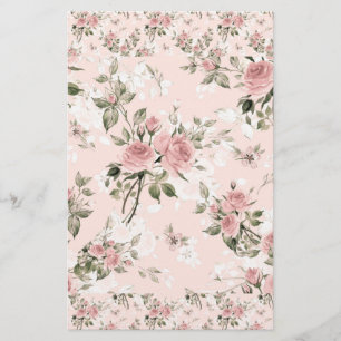Shabby chic, french chic, vintage,floral,rustic,pi stationery