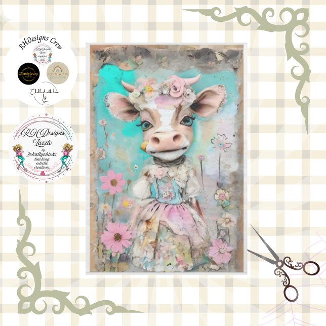 Shabby Chic French Country Decoupage Tissue Paper (Creator Uploaded)