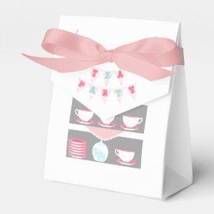 Shabby-Chic Girl Baby Shower Tea Party Favour Box