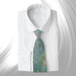 Shabby Chic Green Gold Graphic Tie<br><div class="desc">Shabby chic graphic design</div>