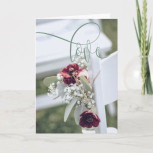 Shabby Chic "Happily Ever After" Wedding Card