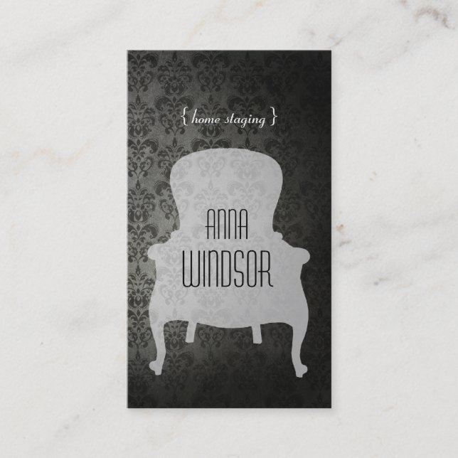 Shabby Chic Home Staging Business Card (Front)