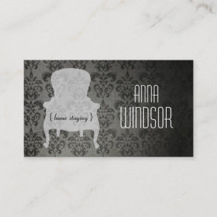 Shabby Chic Home Staging Business Card - landscape