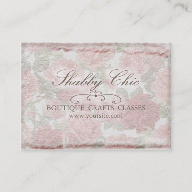 SHABBY CHIC II ~ Business Card (Front)