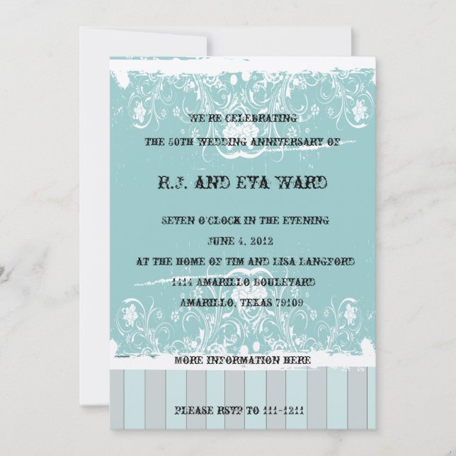 Shabby Chic Invitation (Front)