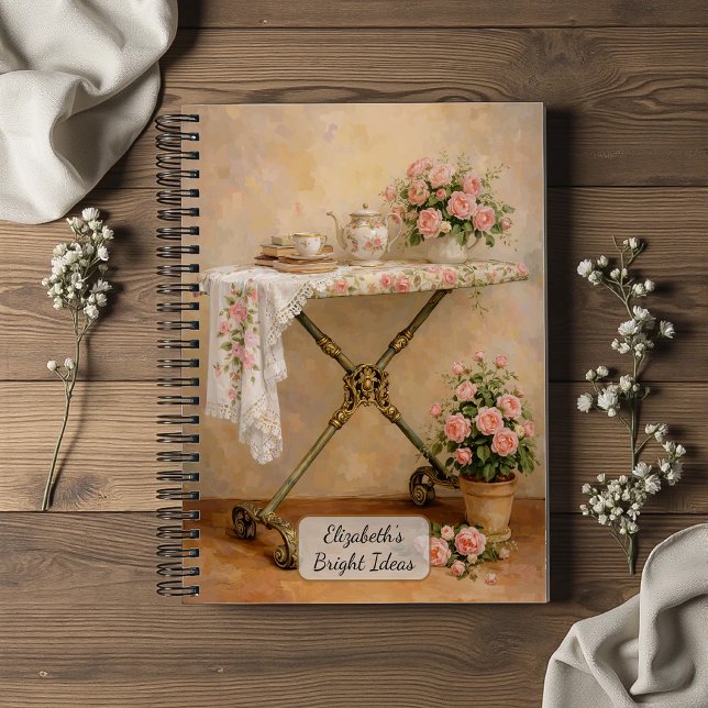 Shabby Chic Ironing Board Roses Notebook (Creator Uploaded)