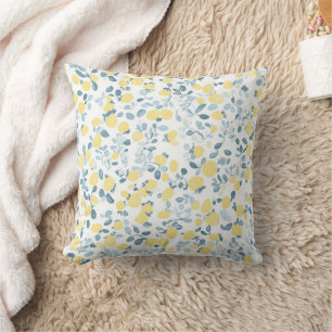 Shabby Chic Lemon Floral Series Design #4 Cushion