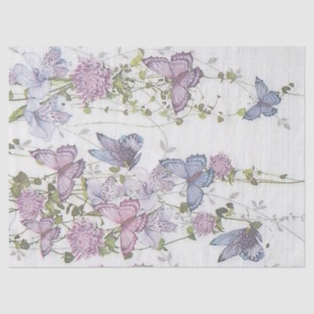 Shabby Chic Lilac Series Design 15 Tissue Paper (Front)