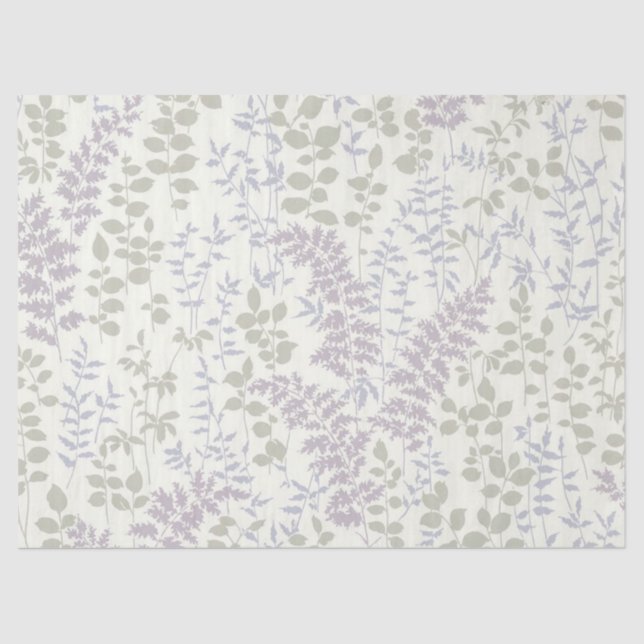 Shabby Chic Lilac Series Design 25 Tissue Paper (Front)