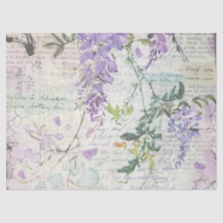 Shabby Chic Lilac Series Design 7 Tissue Paper