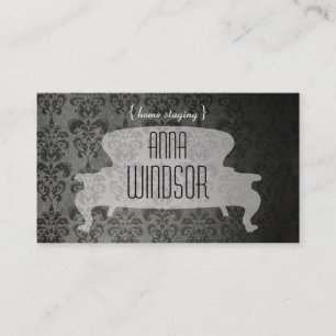 Shabby Chic Loveseat Business Card