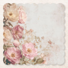Shabby Chic Romantic Vintage Roses Floral Party