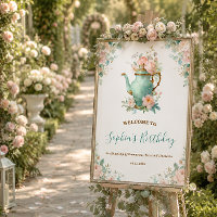 Shabby Chic Romantic Vintage Roses Floral Party