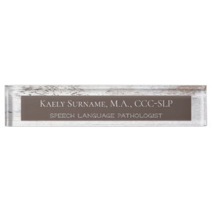 Shabby Chic SLP desk name plate