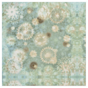 Shabby Chic Snowflake Fabric