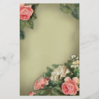 Shabby Chic style roses Stationery