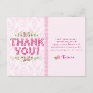 Shabby Chic Thank You Cards