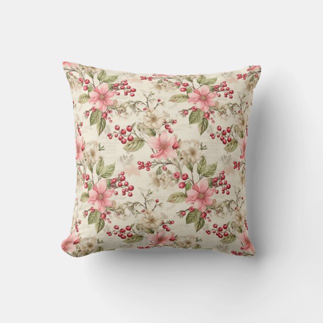 Shabby Chic Throw Pillow (Front)