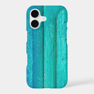 Shabby Chic Turquoise Painted Rustic Wood