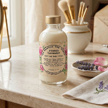 Shabby Chic Vintage Floral Soap Cosmetics label