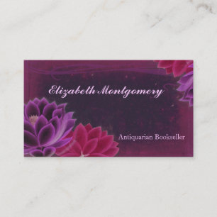 Shabby Chic Vintage Flowers Business Cards