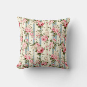 Shabby Chic Vintage Roses Cushion