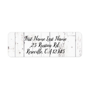 Shabby Chic White Wood Rustic Farmhouse Barn