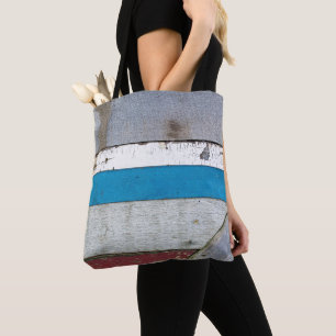 Shabby Chic Wood Pattern Tote Bag