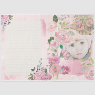 Shabby Chic Writing Series Design 1 Tissue Paper