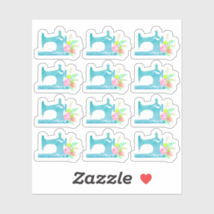 Shabby Cottage Chic Sewing Machine Floral Planner