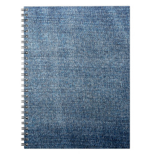 Shabby denim texture for background. Blue jeans Notebook