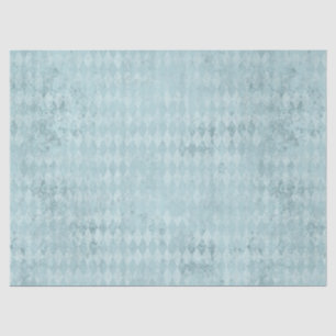 Shabby Floral Aqua Series Design 8 Tissue Paper