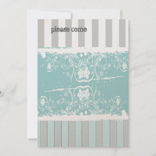 Shabby Lace Vintage Engagement Party Invitation