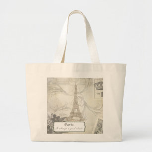Shabby: Paris is Always a Good Idea! Large Tote Bag