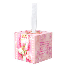 Shabby Rose Chic Pink Santa Clause Romantic