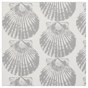 Shabby seashells fabric