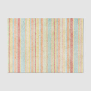 Shabby Stripes Pattern Tissue Paper