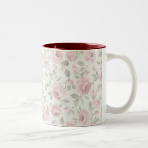 Shabby Sweet Petite Pink Roses Mug