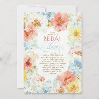 Shabby Vintage Floral Boho Elegant Bridal Shower