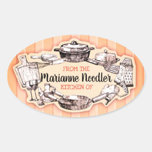 Shabby vintage utensils from the kitchen of label