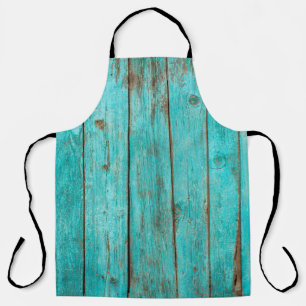 Shabby Wood Backgroundwood, beach, background, blu Apron