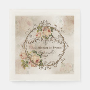 ShabbyVintageRoses4 - Paper Napkins