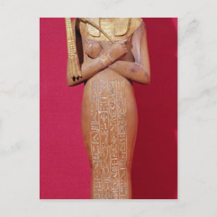 Shabti figure of king from Tomb of Tutankhamun Postcard