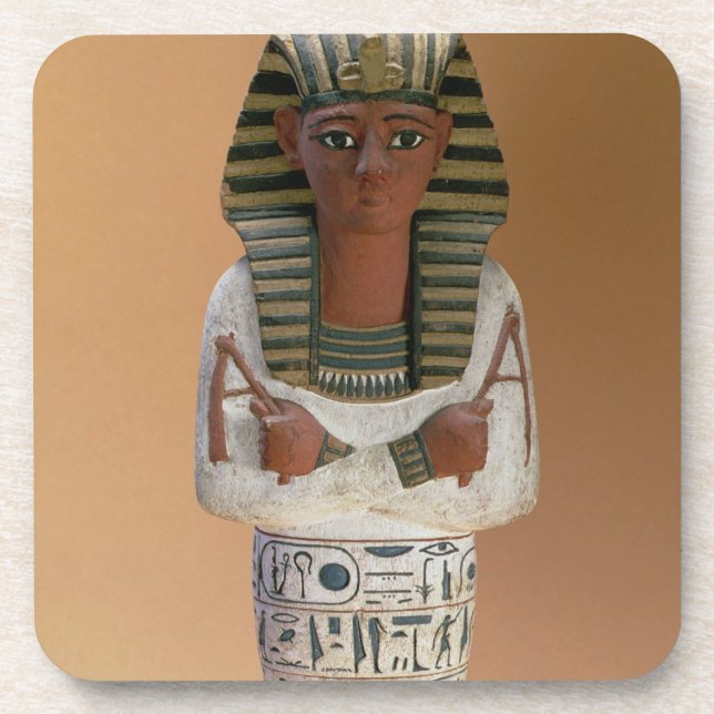 Shabti figure of Ramesses IV, New Kingdom (stuccoe Coaster (Front)