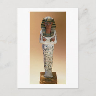 Shabti figure of Ramesses IV, New Kingdom (stuccoe Postcard