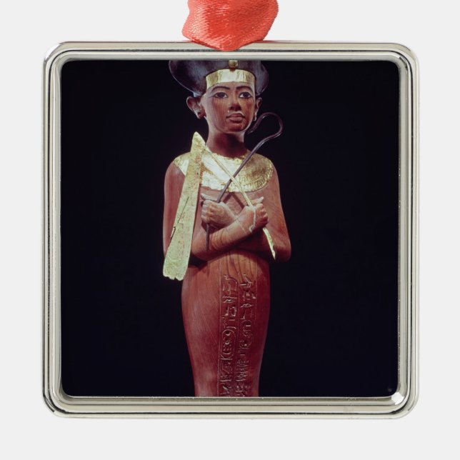 Shabti figure of the king metal tree decoration (Front)