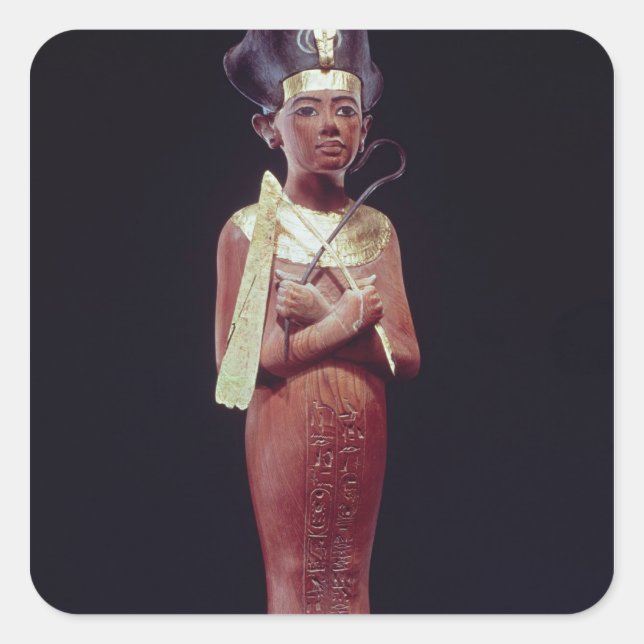 Shabti figure of the king square sticker (Front)