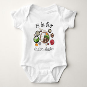 Shabu-Shabu Japan Japanese Food Cuisine Hotpot Baby Bodysuit