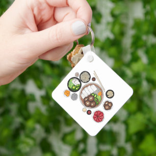 Shabu-Shabu Japan Japanese Food Cuisine Hotpot Key Ring