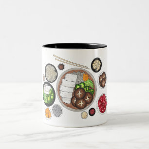 Shabu-Shabu Japan Japanese Food Cuisine Hotpot Two-Tone Coffee Mug